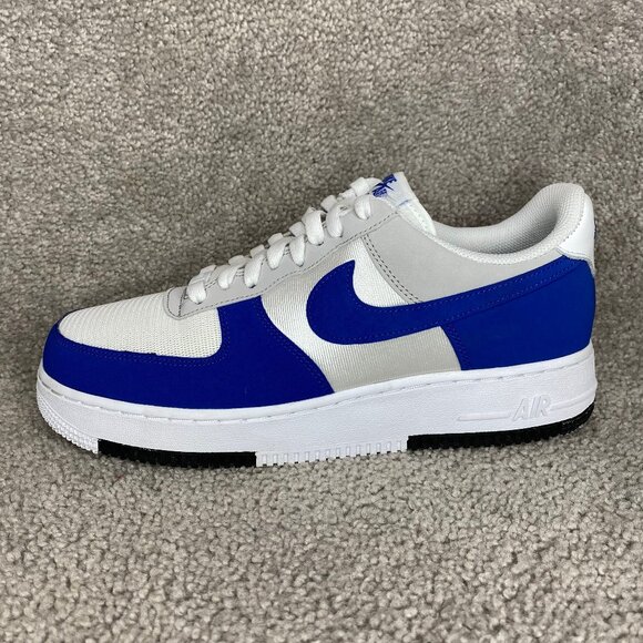 Nike Air Force 1 07 LV8 AF1 Time Warp Game Royal FJ5471-121 Men’s US Size 9.5 - Picture 1 of 11
